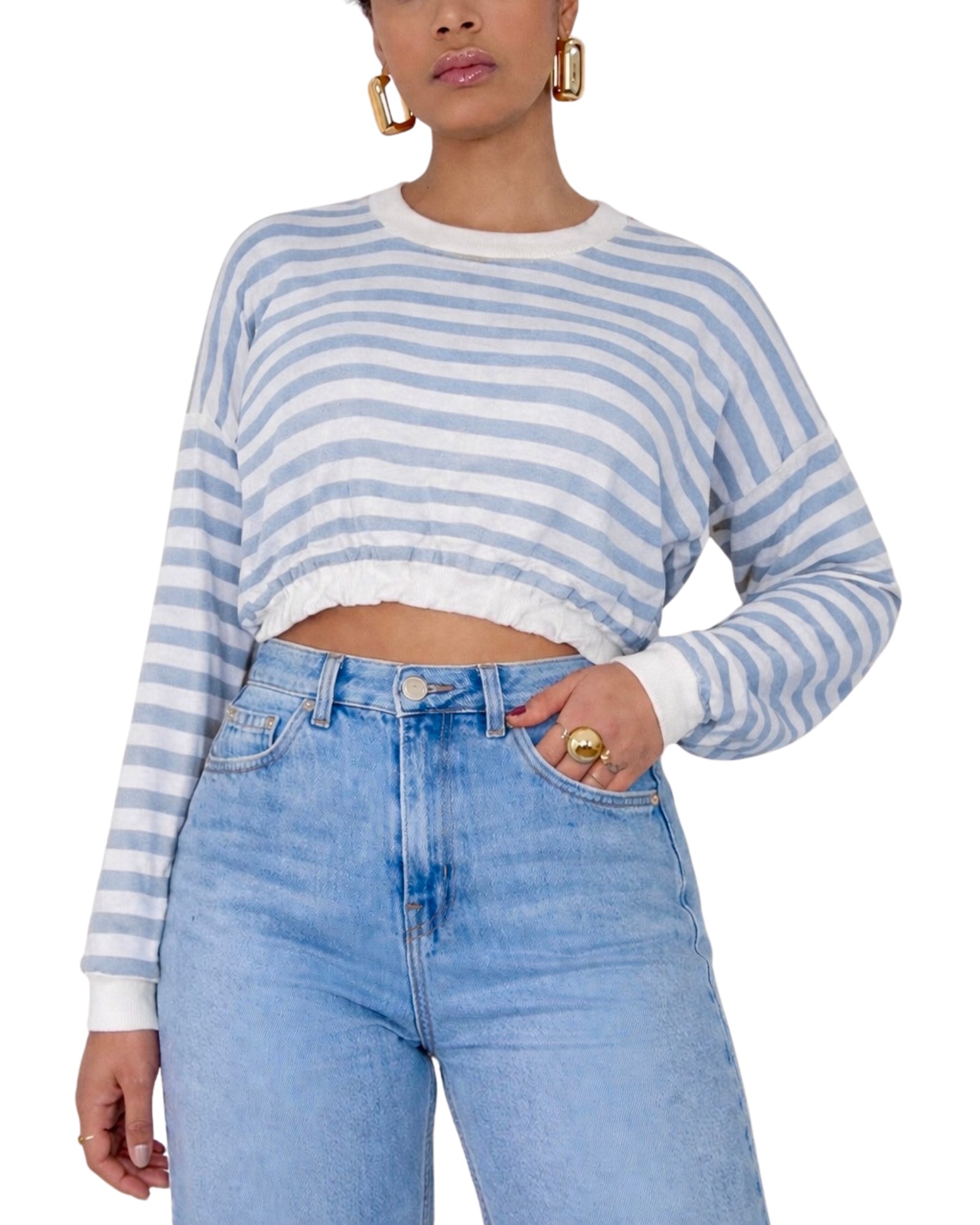 Maglia a Righe con Coulisse