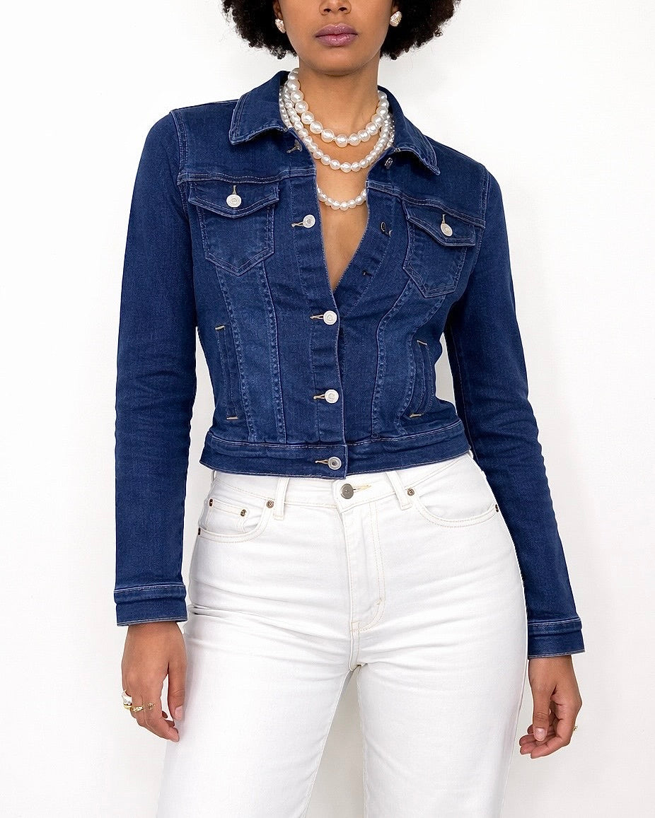 Giacca Denim Donna Slim Fit