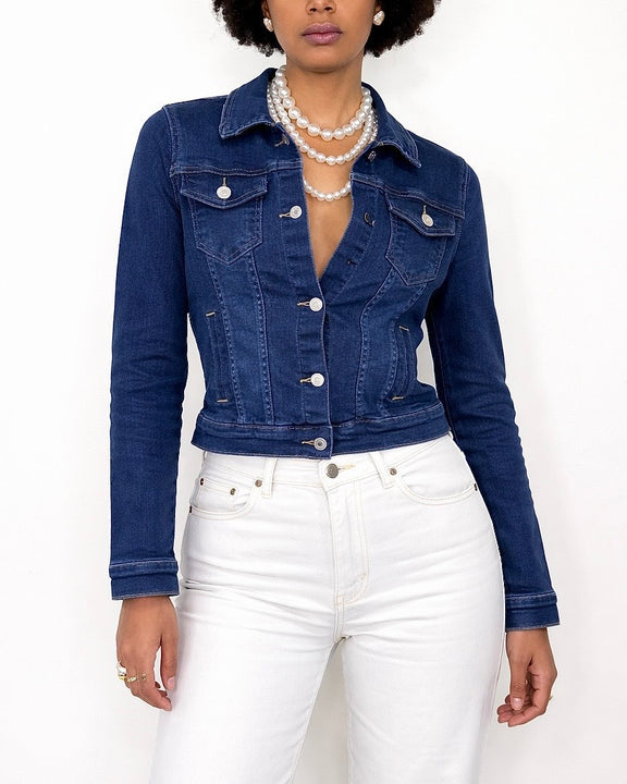 Giacca Denim Donna Slim Fit