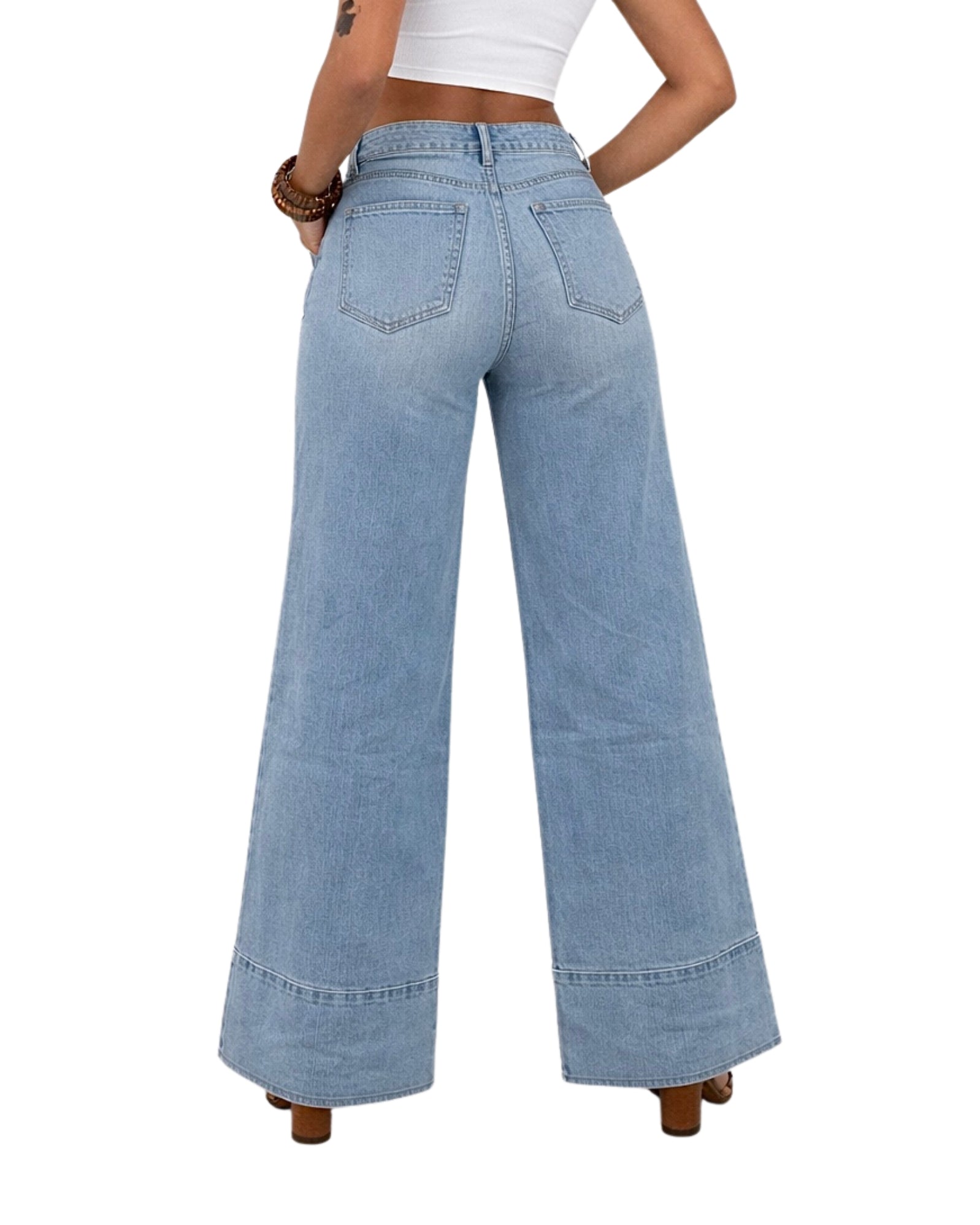 Jeans Palazzo Vita Alta