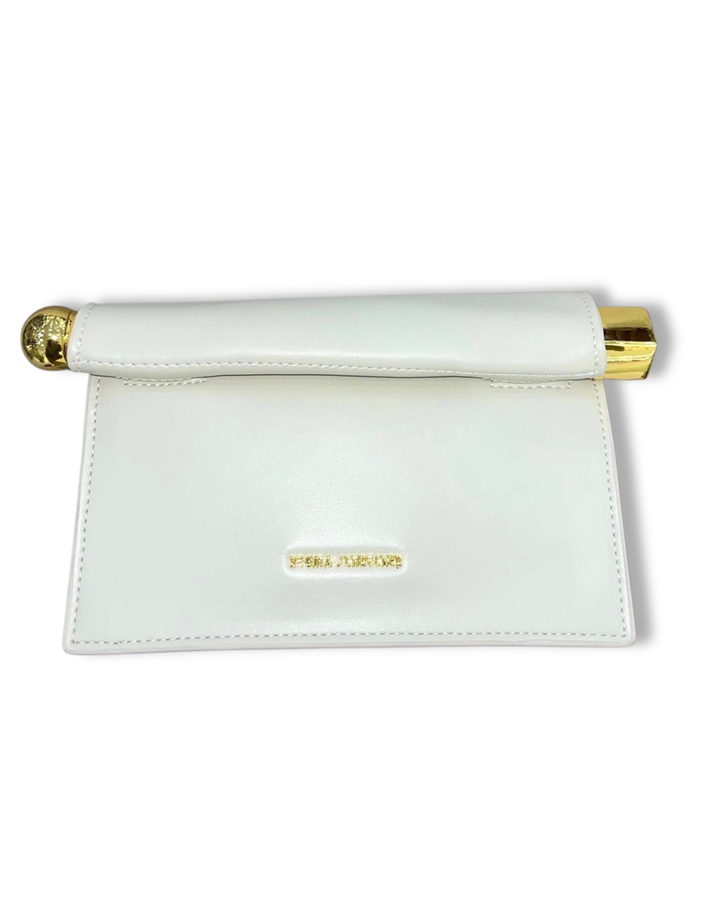 Mini bag Strutturata con Dettagli Oro
