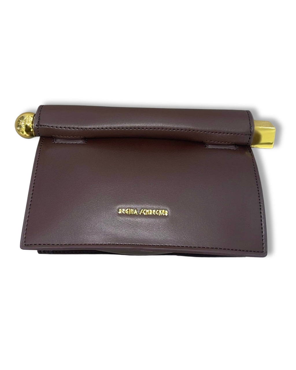 Mini bag Strutturata con Dettagli Oro