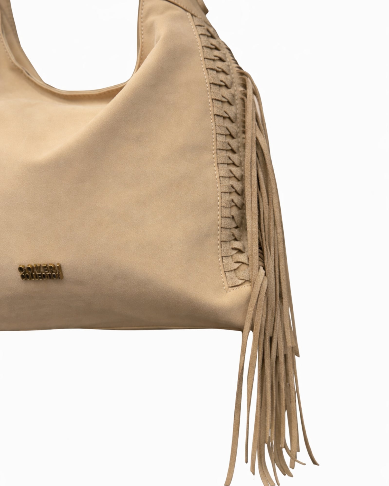 Borsa Hobo con Frange