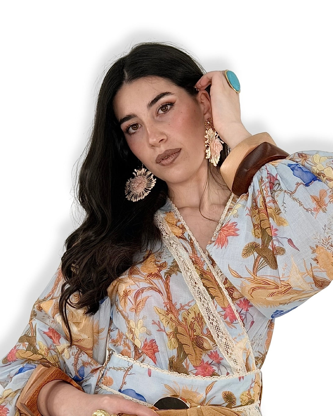 Orecchini Statement Fiore