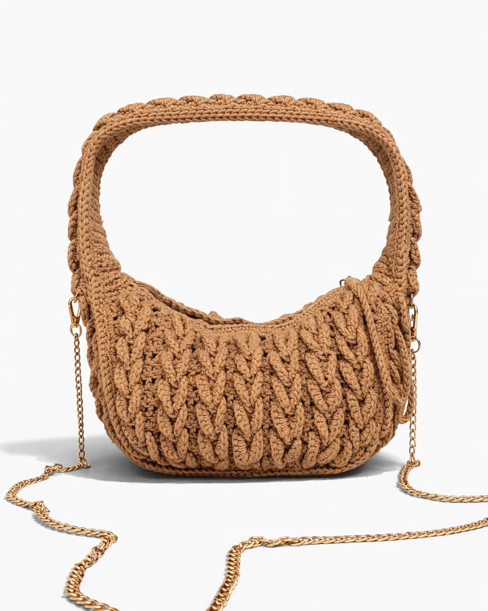 Borsa Hobo in Maglia