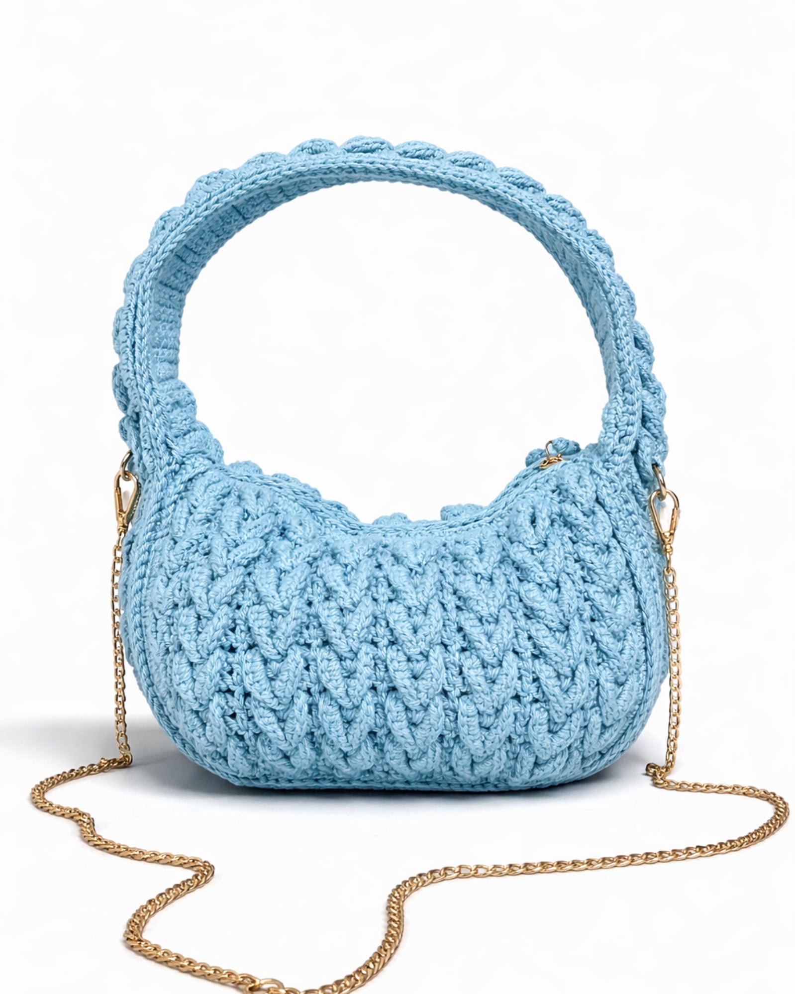 Borsa Hobo in Maglia