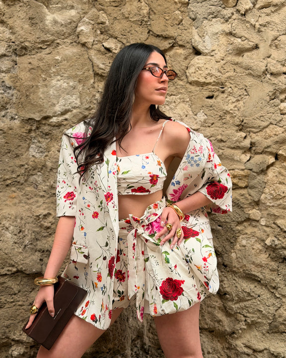 Blazer Floral Summer – Ivory Bloom