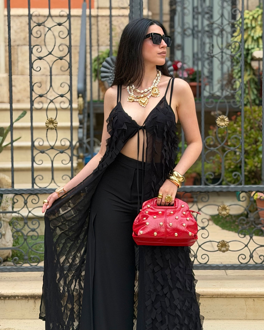 Kimono Frange – Maxi Overlay Effetto Couture