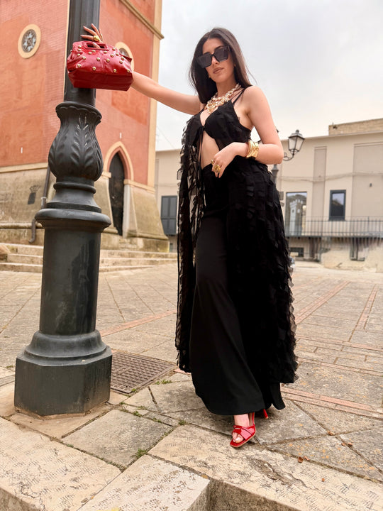 Pantalone Palazzo Essential – Nero