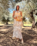 Gonna Lunga a Balze con Dettagli in Pizzo – Romantic Boho Chic