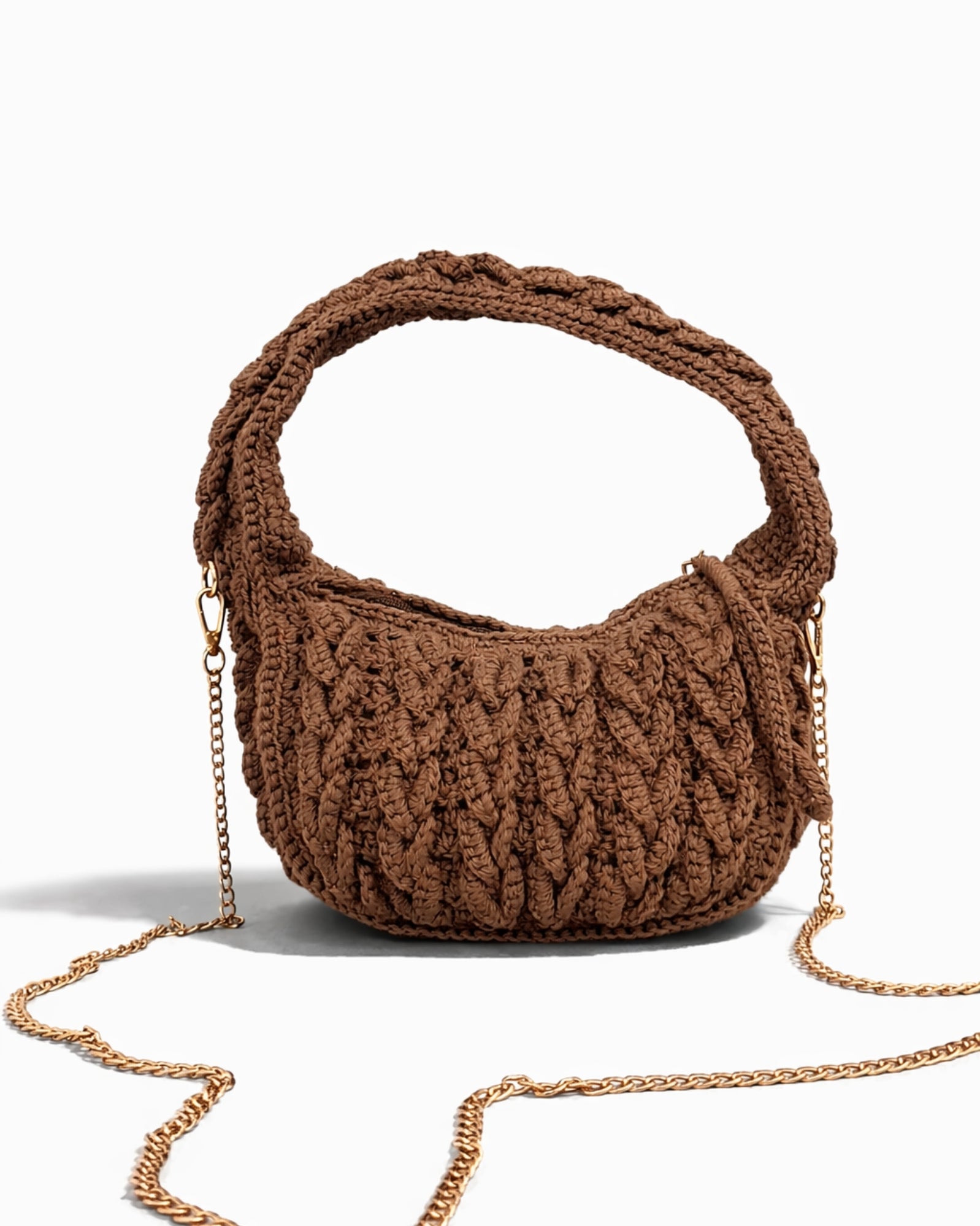 Borsa Hobo in Maglia