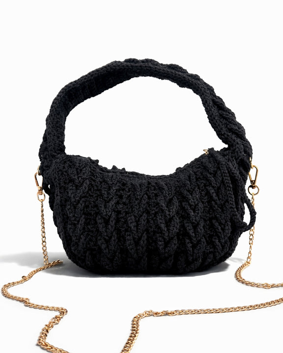 Borsa Hobo in Maglia