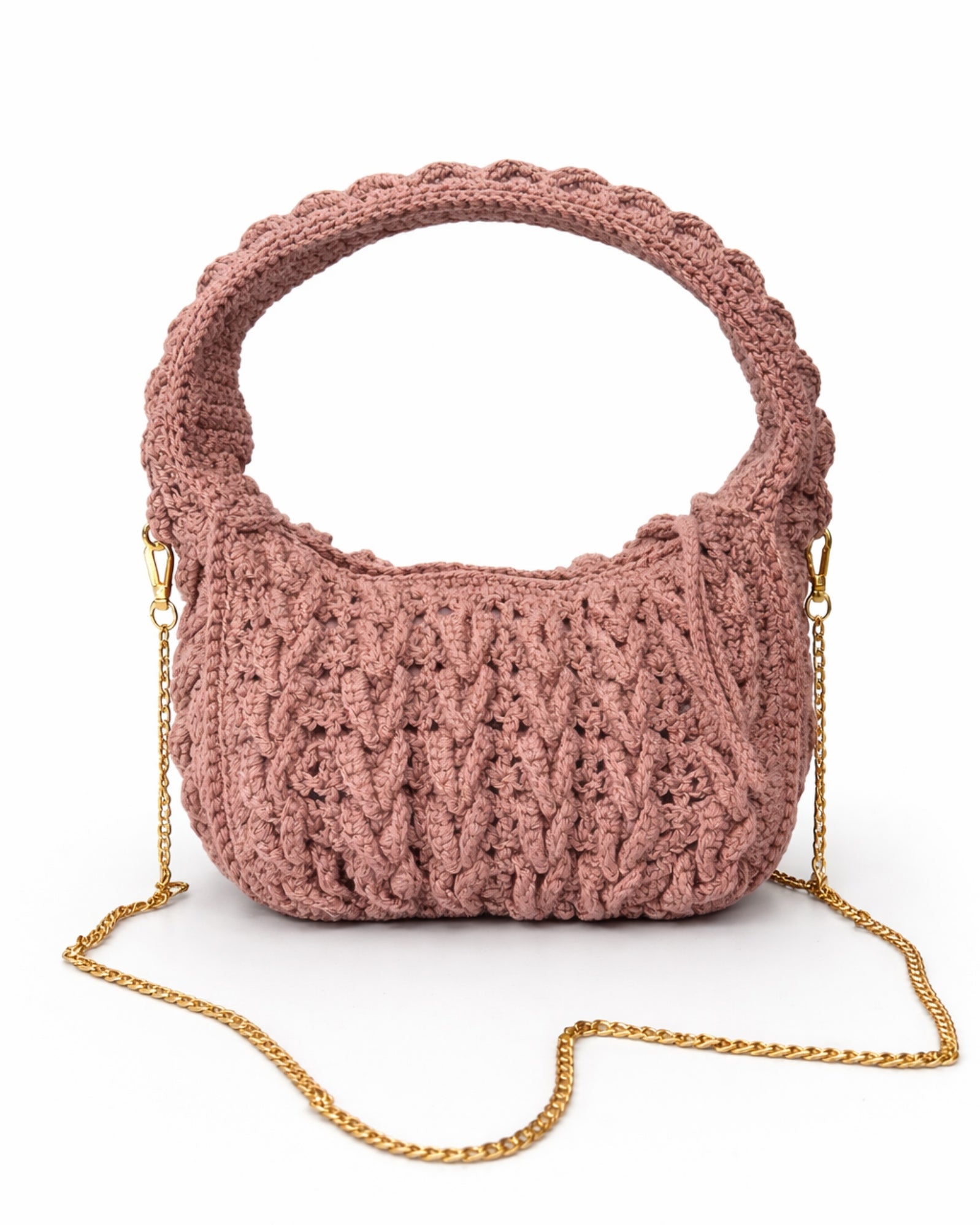 Borsa Hobo in Maglia