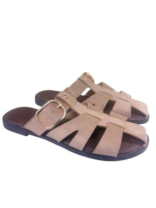Sandali Flat con fibia – Design minimal Chic Estivo
